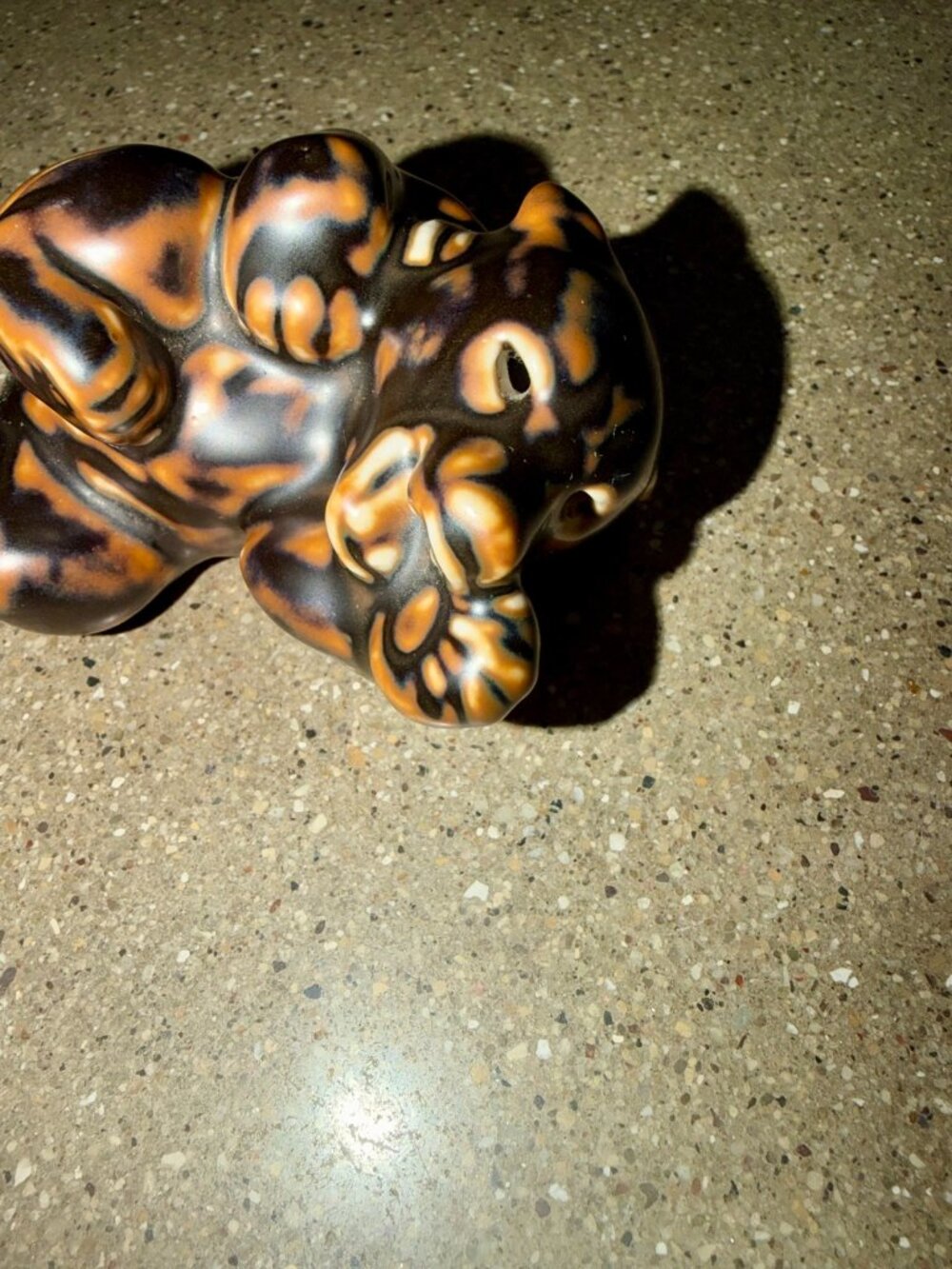 Royal Copenhagen Bear Cub Figurine #21452 Knud Kyhn Sung Glaze Denmark